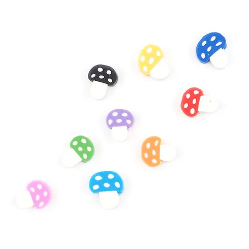 10mm Mushrooms Shape Fimo Beads